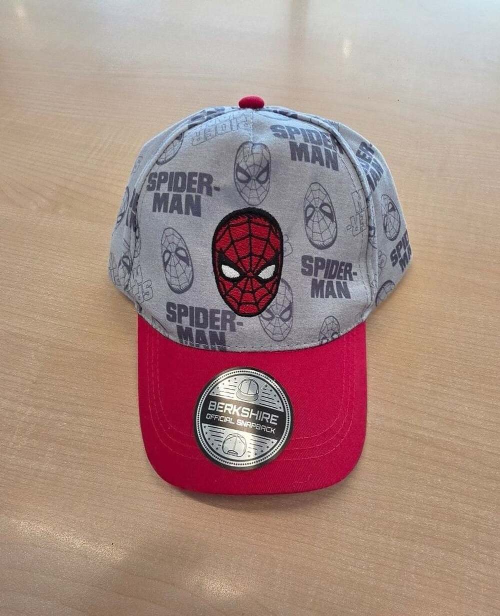 Marvel Spider-Man OSFM Red Gray Snapback Hat